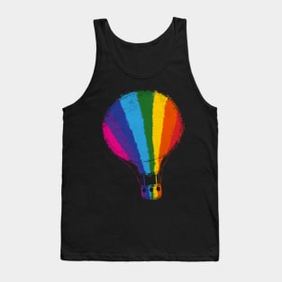 Lgbt pride flag freedom air-balloon love is love Tank Top